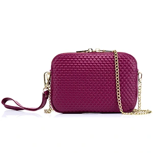 Hot Sale Fashion PU Leather Shopping Bag Women Chain Shoulder Handbag Crossbody Bag