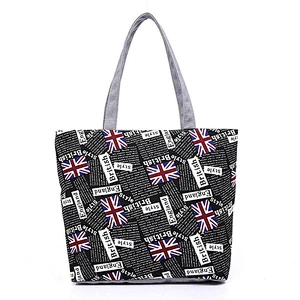 Wholesale Shoulder Promotional Women Custom Print Canvas Tote Bag