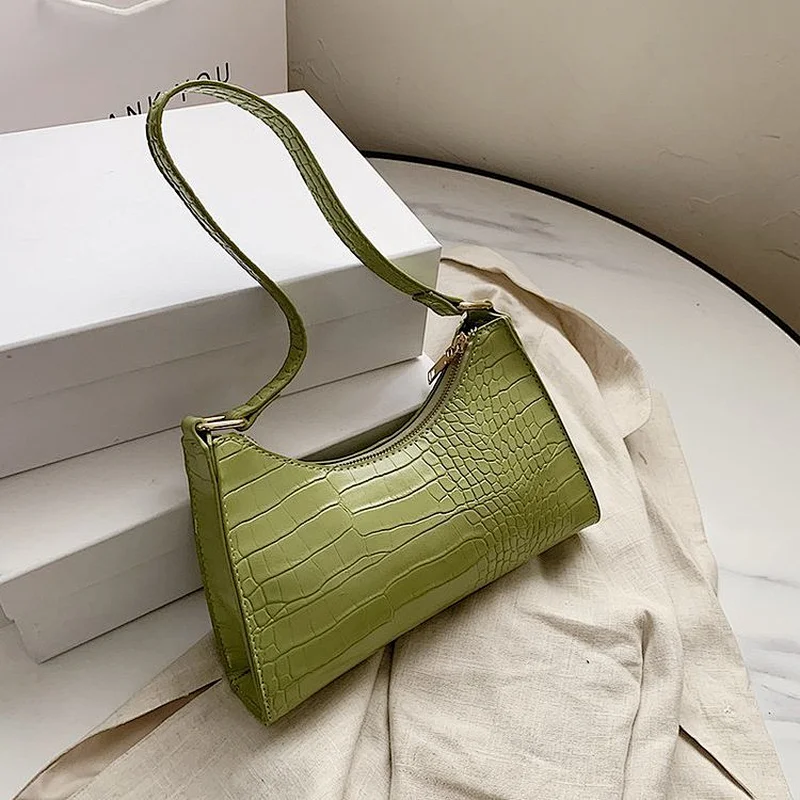 Women Handbag Retro Vintage Small Triangle Square Bags Leather Shoulder Bag Solid Color Tote Bag