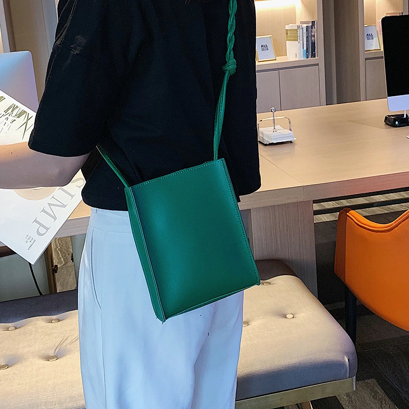 Summer Small Bag Designer Candy Color Crossbody Bag For Women Luxury Mini Woven Rope Phone bag