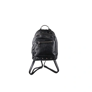 Women Black Backpack With 1 Cell Phone Pocket ,1 Zipper Pocket