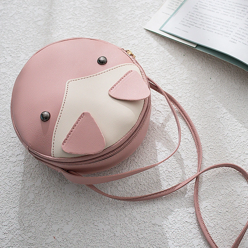New Korean Style Female Bag Shoulder Messenger Small Round Bag Simple Fashion Personalized Mobile Phone Bag