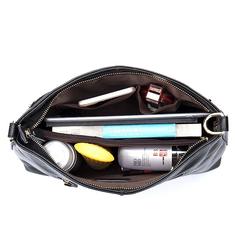 China suppliers ladies messenger bag genuine leather shoulder bags for women