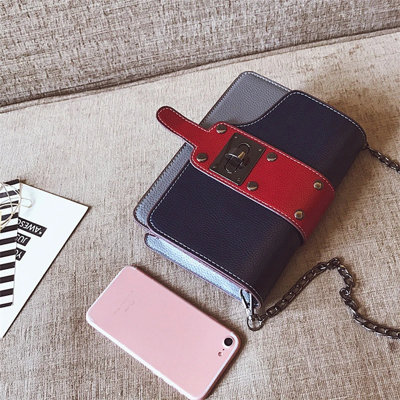 New fashion PU leather women lady's tote hand bag portable shoulder crossbody bag