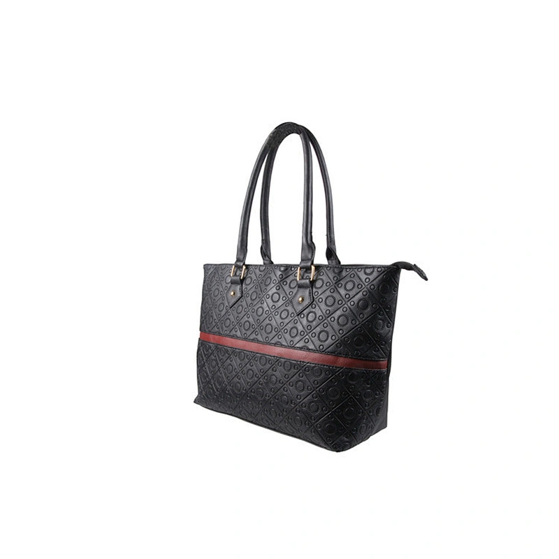 2019 New PU Leather Tote Bag Ladies Large Capacity Fashion Women Black Handbag