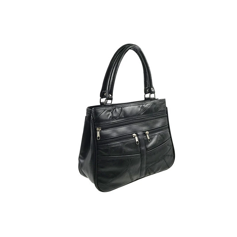 New arrival vintage pu leather tote messenger business carry briefcase handbags for men wholesale