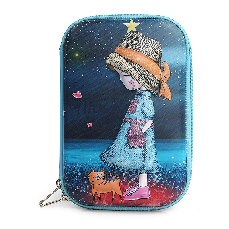 School Student Stationery Box Eva Stationery Pencil Case New Dream Girl Zipper Gift Pencil Case