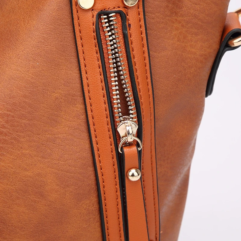 Wholesale Custom Tote Shoulder Bag Genuine Leather Lady Fashion Handbag