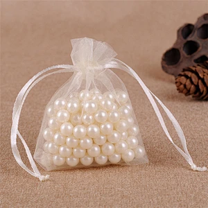 High quality gift bags custom cheap organza storage gift pouch drawstring bag