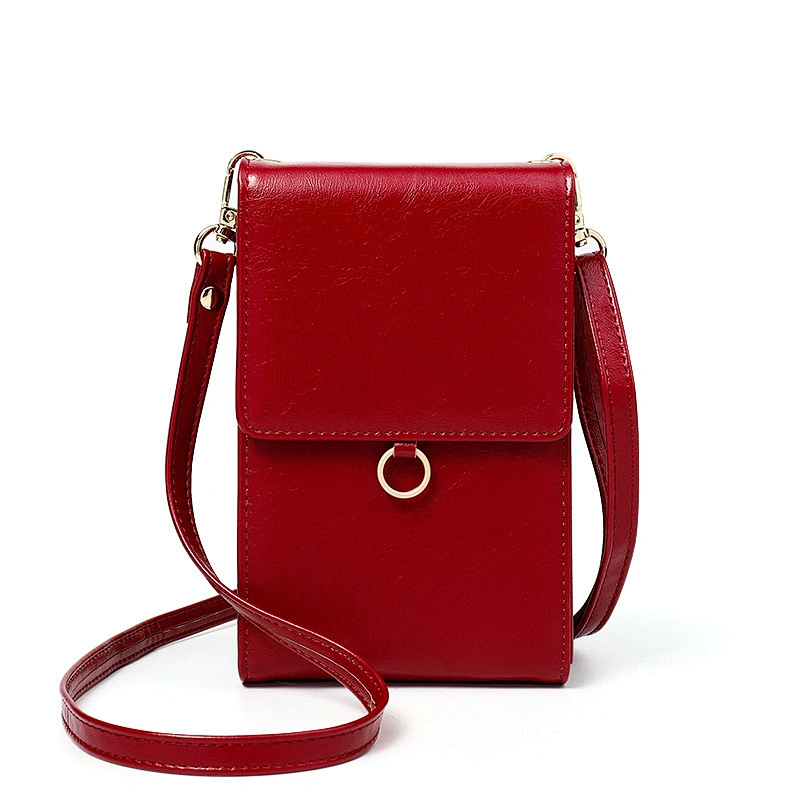 Square Multifunctional One-Shoulder Women'S Bag Large Capacity Retro Mini Messenger Bag Korean Version Of Vertical Messenger Bag