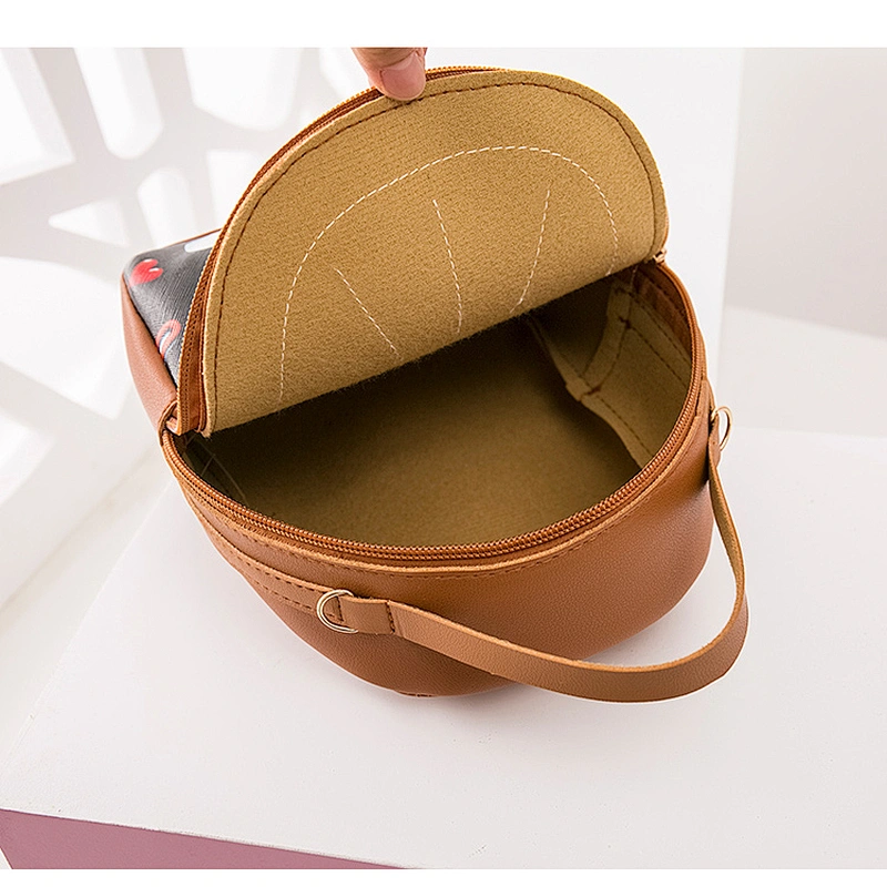 2020 New Korean Trend Simple Casual Soft Leather Mini Backpack Rainbow Printing Female Student School Bag
