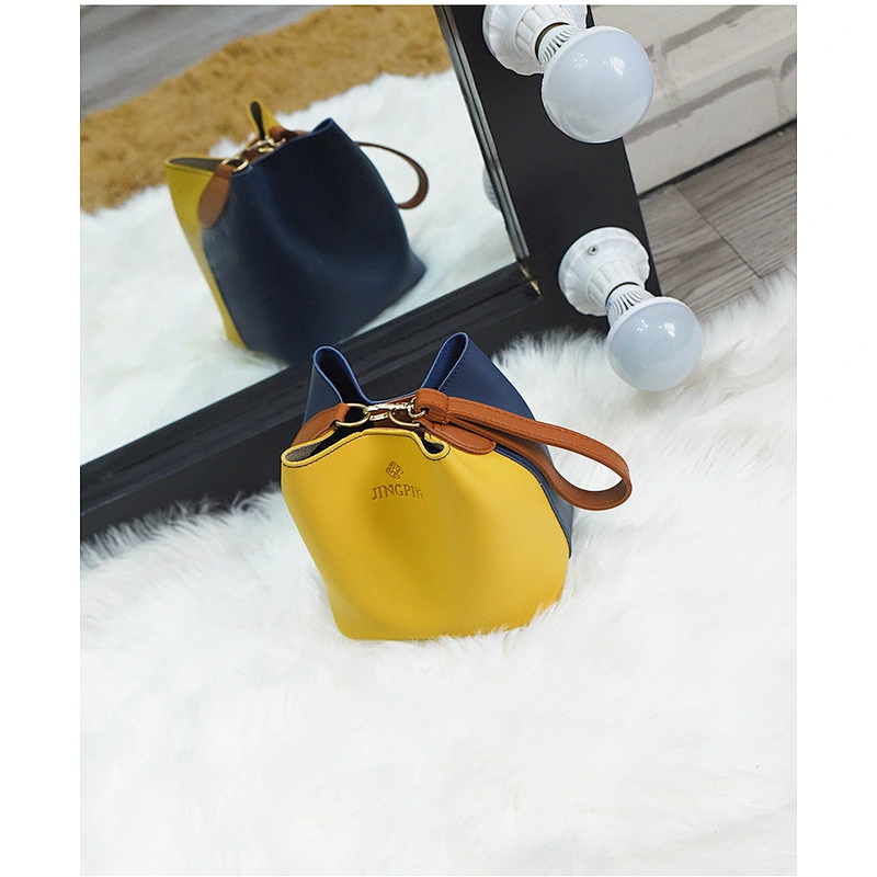 Embroidery pattern pu leather women tote bags stylish messenger bags