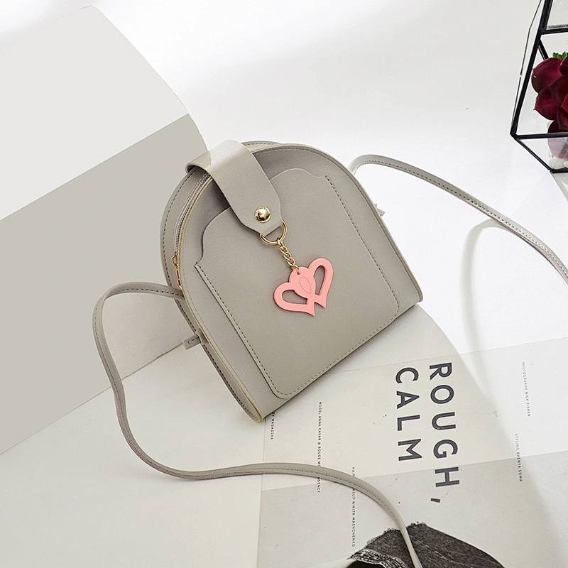 Beautiful Double Heart Decor Luxury Small Cross Body Mini Bags For Women And Ladies