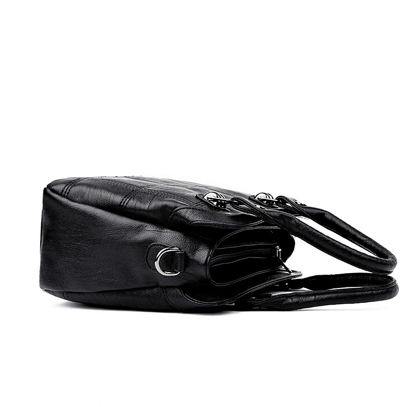 Factory Wholesale Personalized PU Leather Fashion Lady Handbag Tote Bag