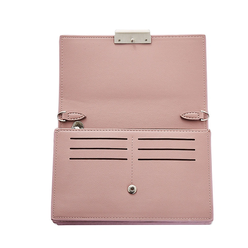 Latest design leather wallet genuine leather women small coin purse wholesale