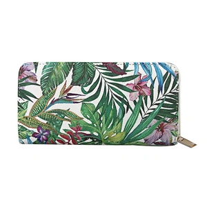 Lady Fashion Long Zipper Clutch Design Hand Purse Woman Leather Wallets