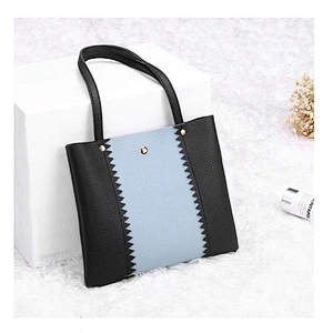 2020 Wholesale Fashion Women Pu Mini Leisure Bags Versatile Contrast Color Messenger Bags Cheap Cell Phone Change Bags