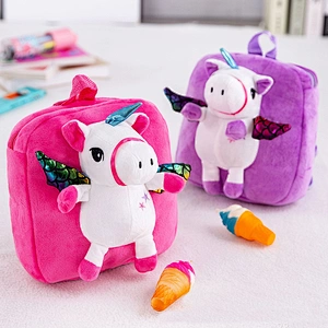 Cheap Fancy Cartoon Animal Unicorn Bag Kids School Bag Backpack for Kids
