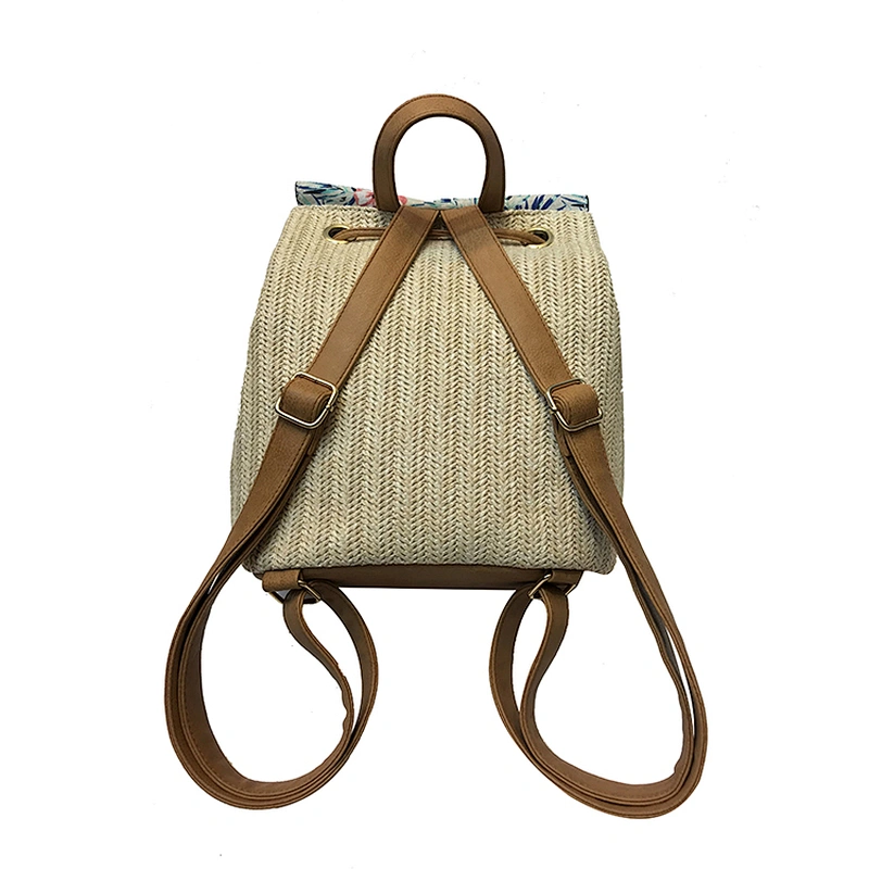 Fashion Ladies Dailly Use Sports PU Leather Cotton Backpack