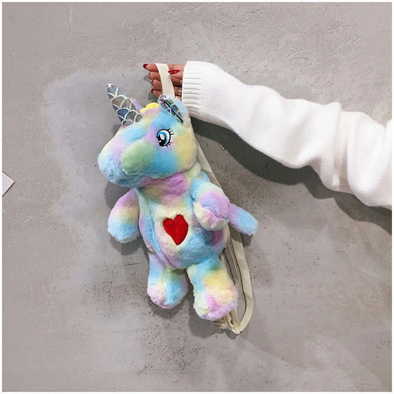 School Children'S Travel Big Backpack Bags Pack Children New Arrival Quality 3D Unicorn Design Popular Back Bag