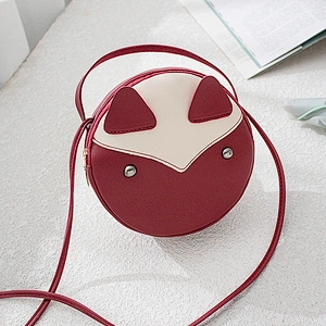 New Korean Style Female Bag Shoulder Messenger Small Round Bag Simple Fashion Personalized Mobile Phone Bag