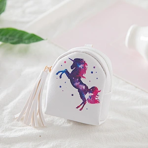 Fashion hot-selling unicorn coin purse cartoon children's coin key storage bag