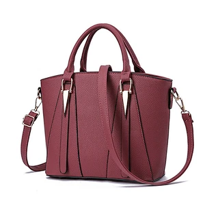 Factory Wholesale Custom Pu Leather Women Handbag Fashion Lady Shoulder Bag