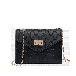 Cheap Price Lady Fashion Mini Messenger Bag Small Pu Leather Chain Shoulder Bag