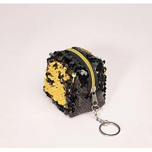 New sequined square three-dimensional mini coin purse ladies coin purse key case