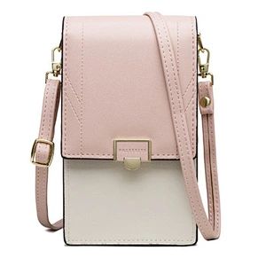2020 New Ladies Mobile Phone Bag Solid Color Small Fresh Buckle Shoulder Bag Ladies Diagonal Handbag