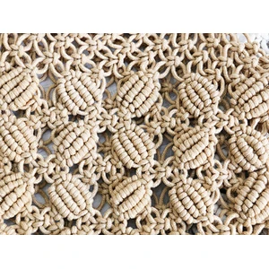 Low moq crochet net tote bag handmade bags women beach handbag