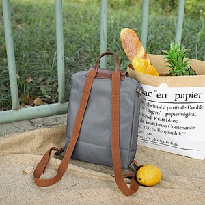 Simple Design Attractive Style Factory Price Casual Have A Zipper Polyester Bag Backpacks