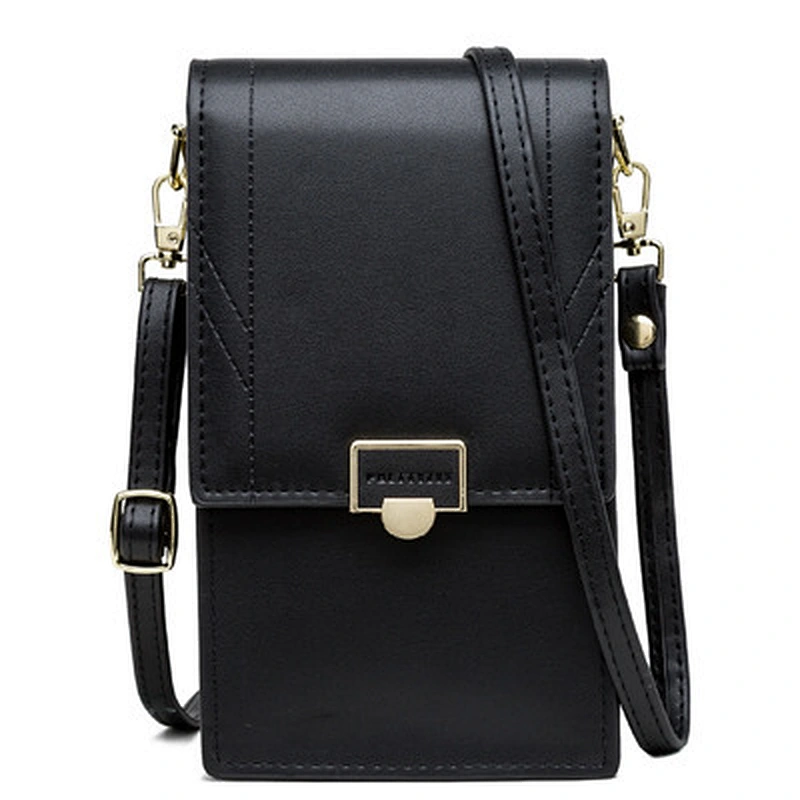 2020 New Ladies Mobile Phone Bag Solid Color Small Fresh Buckle Shoulder Bag Ladies Diagonal Handbag