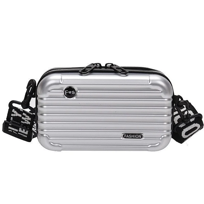 Mini Suitcase Box Package Mobile Phone Clutch Wallet Shoulder Crossbody Bags
