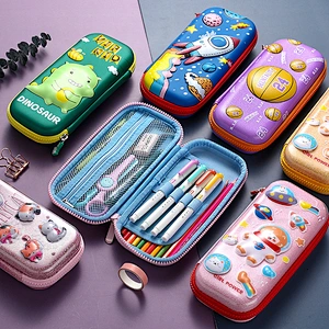 Cartoon EVA Pencil Case 3D Stereo Waterproof Pencil Case Creative Student Children Multifunctional Pencil Case