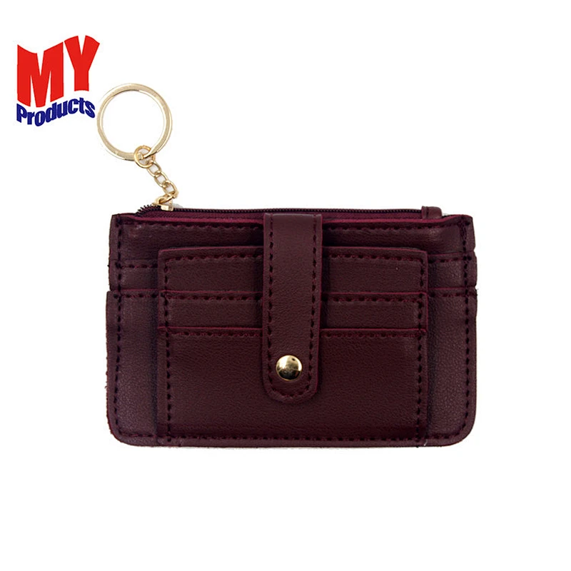 New Product PU Women Short Hand-held Card Holder Wallet
