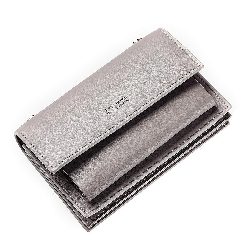 leather women's wallet phone purse travel foldable wallet