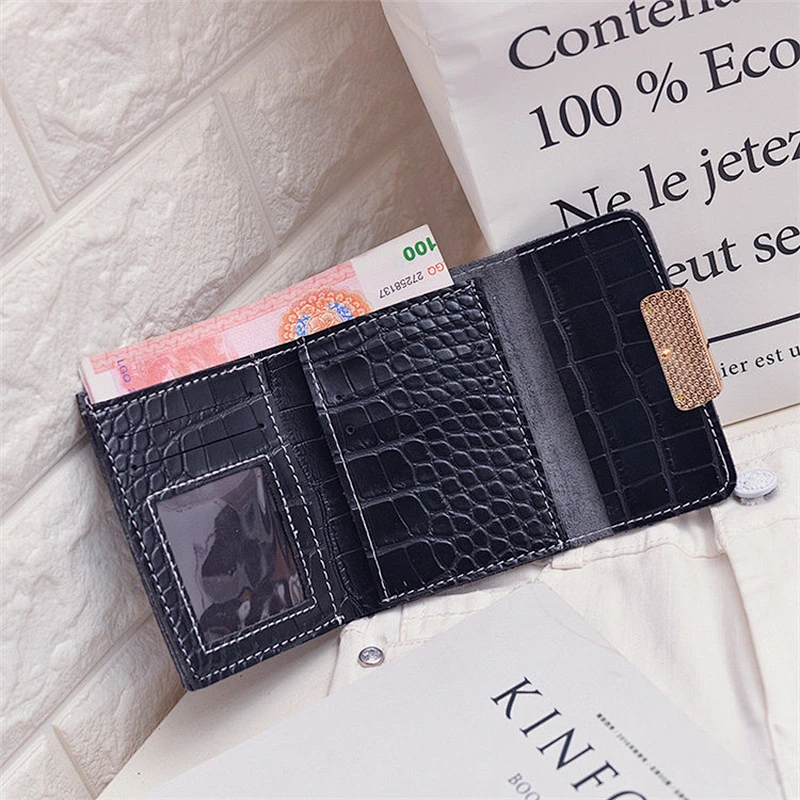 Girls & Lady Wallets Short Handle Purse Coin Card Case Mini Change Purse