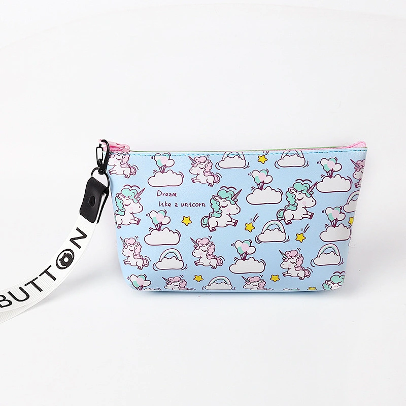 Creative Cute Girl Large Capacity Hand-Held Waterproof Travel Portable Cosmetic Bag Storage Bag