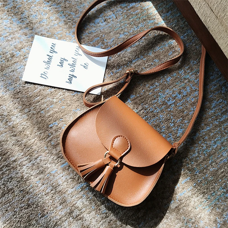 New Fashion Girls Cute Kids Sling Bags Ladies PU Leather Crossbody Shoulder Bag
