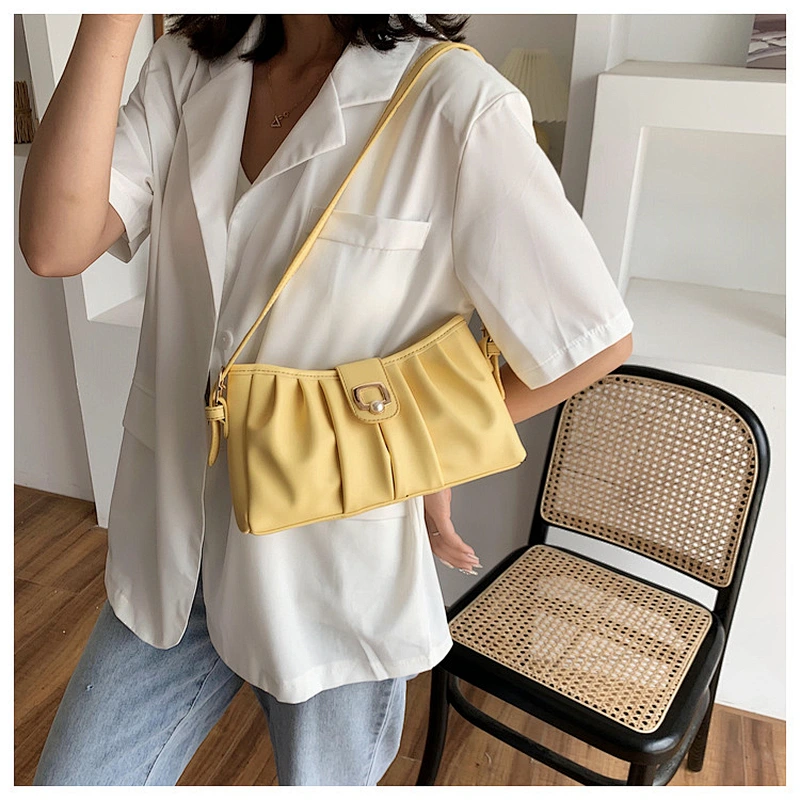 Summer Ins Ladies Bag 2020 New Trendy One-Shoulder Underarm Bag Fashion PU Handbag