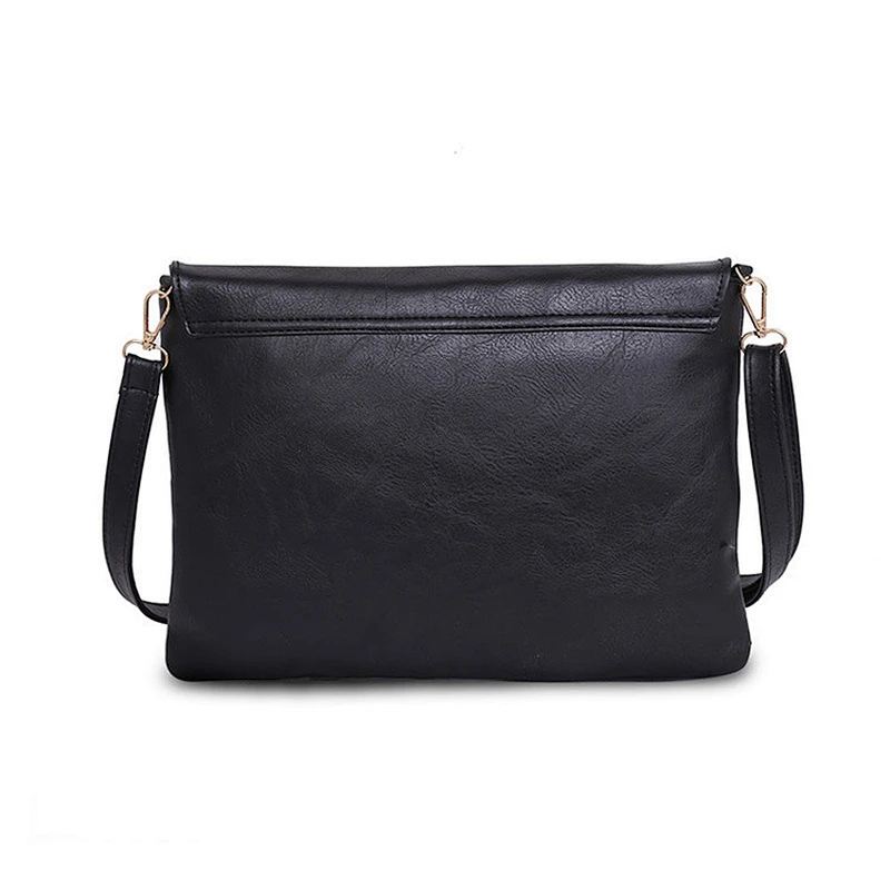 Wholesale Custom Promotional Simple Fashion PU Leather Ladies Wrist Messenger Bag