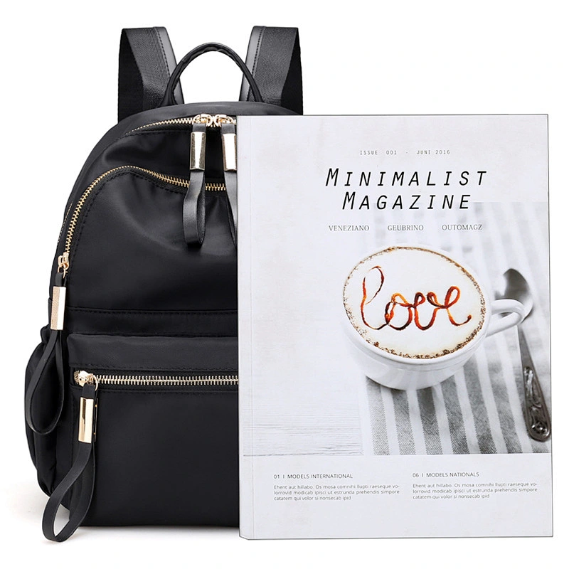 China suppliers high quality genuine leather backpack fashion foldable backpack