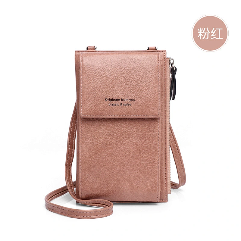 Hot Sale Fashion Ladies Wallet Solid Color Small Diagonal Bag Rectangular Women'S Shoulder Bag