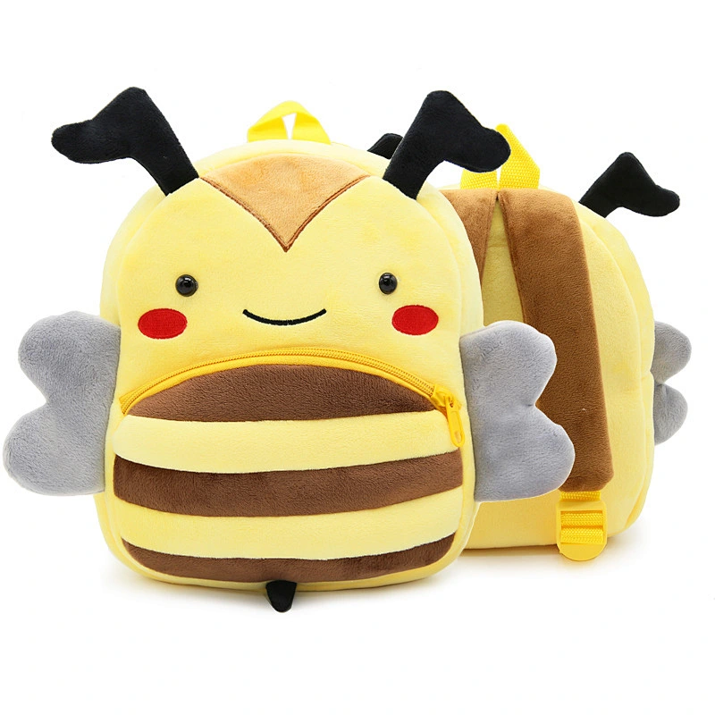 Cute Plush Toy Backpack Custom Wolf Deer Puppy Giant Panda Penguin Rabbit Koala Cat Teddy Bear Child Animal Plush Backpack