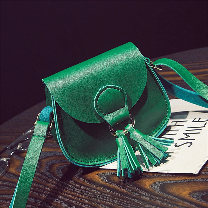 New Fashion Girls Cute Kids Sling Bags Ladies PU Leather Crossbody Shoulder Bag