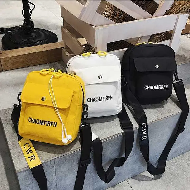 Personalized Fashion Children Canvas Messenger Bag Trendy Children'S Shoulder Messenger Bag Can Be Customized