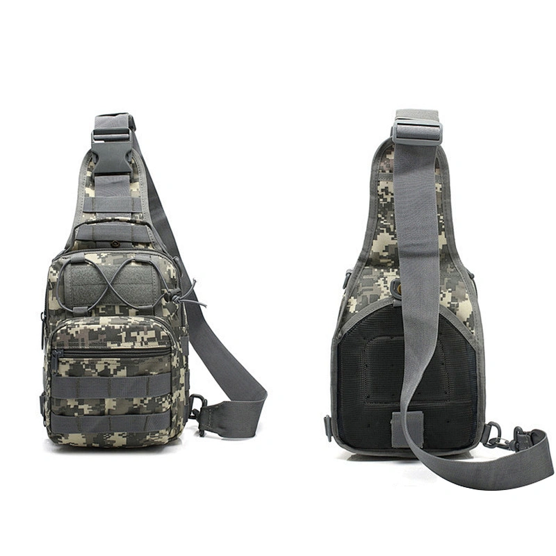 Fashion multi-function outdoor military woodland crossbody bags camouflage canvas backpack