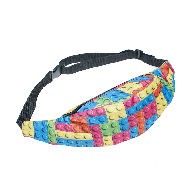 Ultralight multifunctional running bag single shoulder diagonal travel Oxford cloth sports waist bag