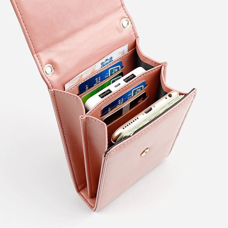 Square Multifunctional One-Shoulder Women'S Bag Large Capacity Retro Mini Messenger Bag Korean Version Of Vertical Messenger Bag